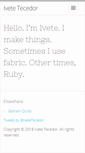 Mobile Screenshot of ivetetecedor.com